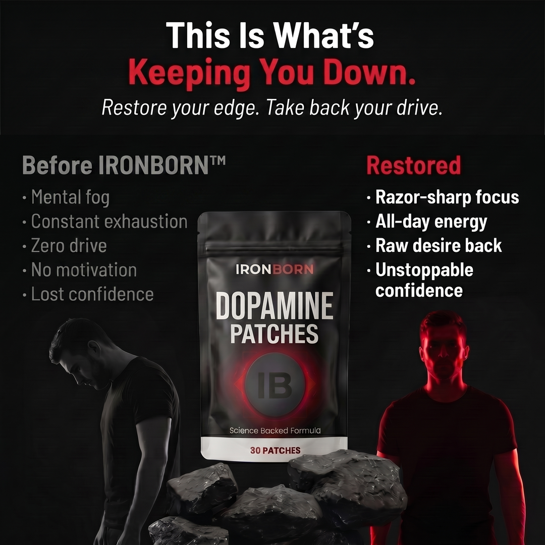 IronBorn Performance Patch — Focus, Energy, Drive & Confidence